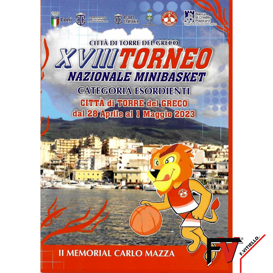F.lli Vitiello sponsor del XVIII Torneo Nazionale Minibasket organizzato dallo Sporting Club Torre del Greco
